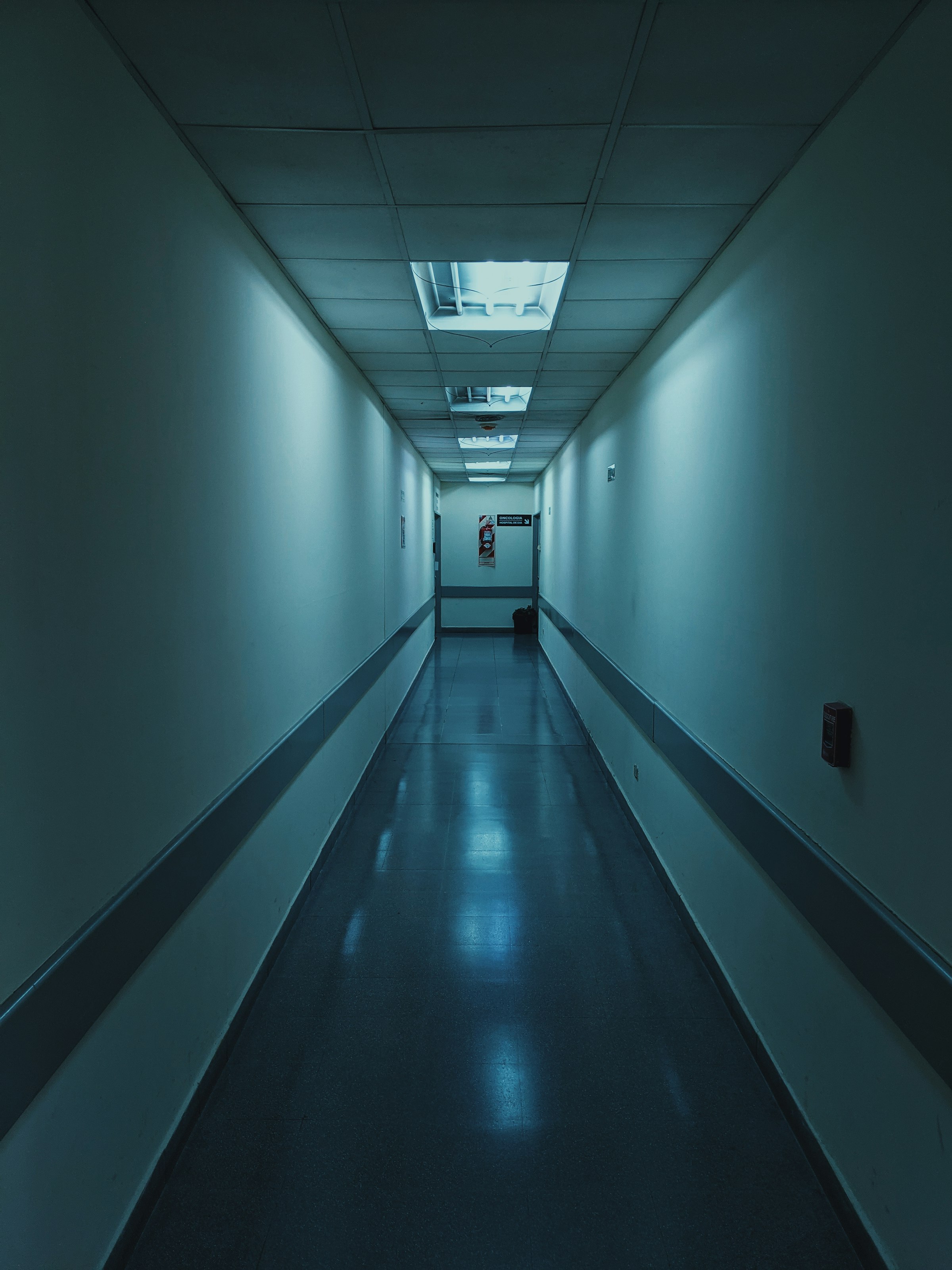 Hospital corridor at Hospital Durand, Buenos Aires.